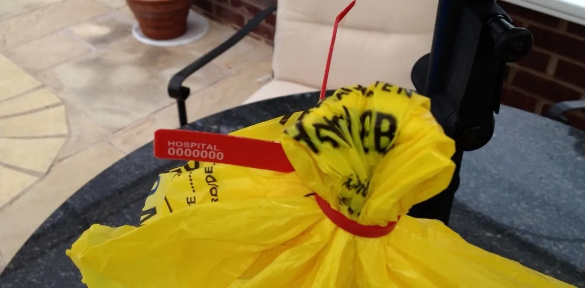 Picture of Clinical Waste Ties in the NHS: Secure Bag Closure & Traceability